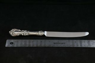 Reed & Barton Burgundy Sterling Silver Handle Dinner Knife - French - 9 5/8 