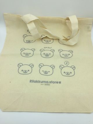 Authentic San - X Rilakkuma Cotton Tote Bag