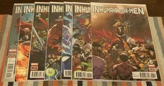 Inhumans Vs X - Men 0 - 6 Marvel Comics