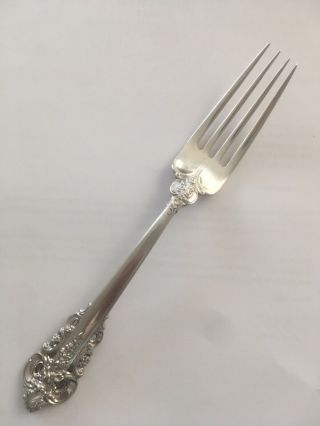Wallace Sterling Silver Grande Baroque Place Fork 7.  5 "
