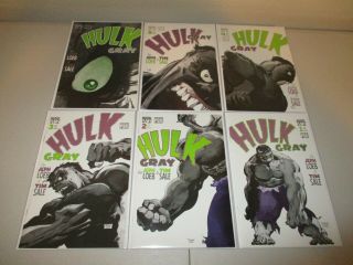 Hulk Gray 1 - 6 (complete Marvel 2003 Series) Vf/nm,  Jeph Loeb,  Tim