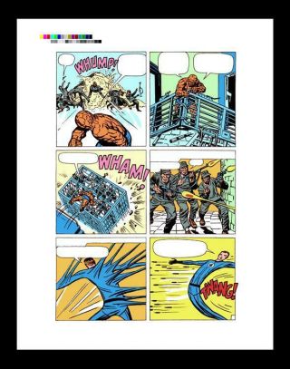 Jack Kirby Fantastic Four 8 Rare Production Art Pg 20