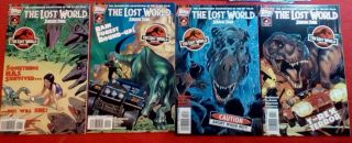 Return To Jurassic Park 1 - 4 W/ Multiples & Lost World 1 - 4 Topps 1995 - 1997