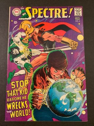 The Spectre 4 1968 Nm - 9.  2 Sharp,  Glossy & Gorgeous Neal Adams Cover & Art