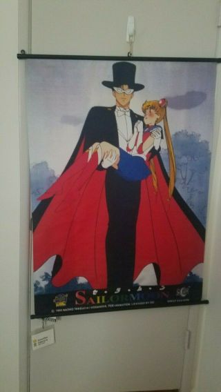 Sailor Moon Printed Scroll Painting Poster