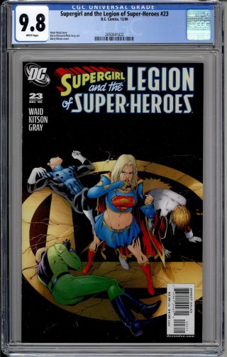 Supergirl And The Legion Of - Heroes 23 Cgc 9.  8 White Pages
