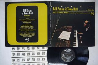 Bill Evans At Town Hall Volume 1 Verve 23mj 3039 Japan Vinyl Lp