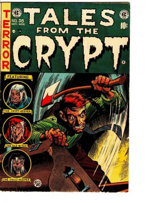 Tales From The Crypt 38 (1953) Censored Cover 5.  0 (vg/f)