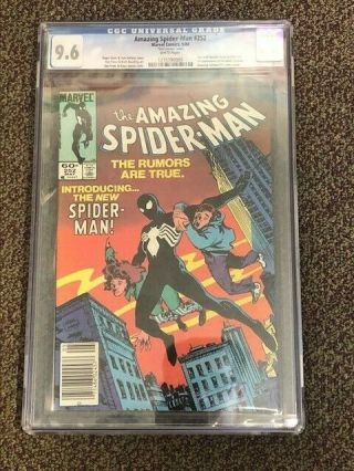 The Spider - Man 252 (may 1984,  Marvel) First Black Suit Cgc 9.  6
