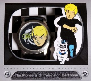 P880.  Hanna - Barbera Jonny Quest Pioneers Of Animation Le Fossil Watch (1996)