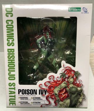 Poison Ivy Bishoujo Statue Kotobukiya Mib Dc Comics Batman Villain