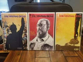 The Walking Dead 191 1st Prnt - 192 2nd Prnt Comm.  Ed.  - 193 1st Prnt (all Nm)