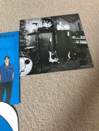 WEEZER - BLUE ALBUM.  ULTRA RARE BLUE VINYL LP. 2