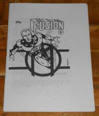 Fusion No.  6 - Rare Fanzine 1985 Kid Miracleman Grant Morrison 2nd Print