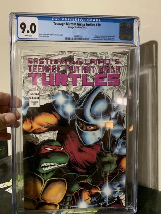 Teenage Mutant Ninja Turtles 10 Cgc 9.  0