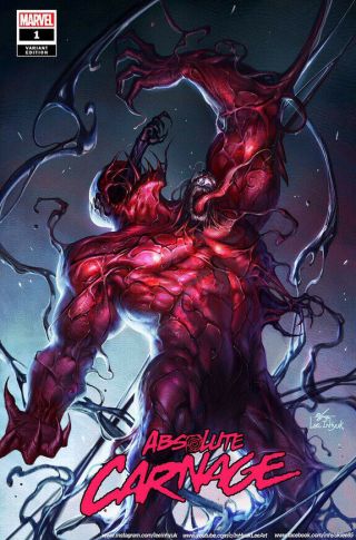 Absolute Carnage 1 Fan Expo Inhyuk Lee Variant Cover