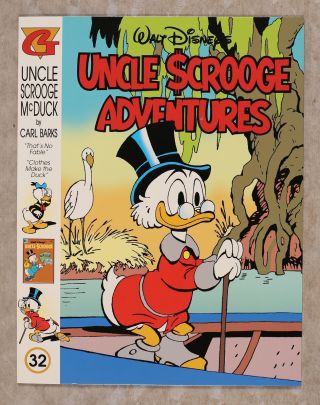 Uncle Scrooge Adventures In Color By Carl Barks 32 1997 Nm - 9.  2