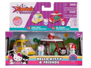 Dazzle Dash Hello Kitty And Friends Hello Kitty Cupcake Microvan My Melody Truck