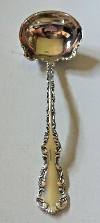 Gorham Whiting Sterling Silver Louis Xv 15th 1891 Old Mark Cream Ladle 5 - 3/4 "