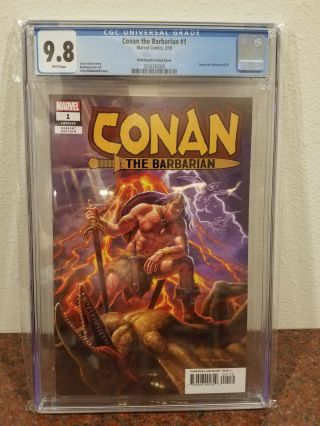 2019 Conan The Barbarian 1 1:500 Greg Hildebrandt Incentive Variant Cgc 9.  8
