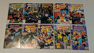 Justice Society Of America Vol 2 1 - 10 Full Set Vf,  Or Better 1992 Dc Comics