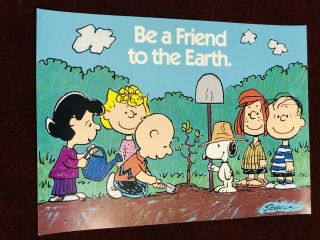 Peanuts Snoopy 13x19 Rare Vintage Argus Poster - Be A Friend