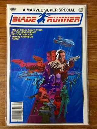 Marvel Special Blade Runner 22 (nm) Official Movie Adaption.  Sept 1982.