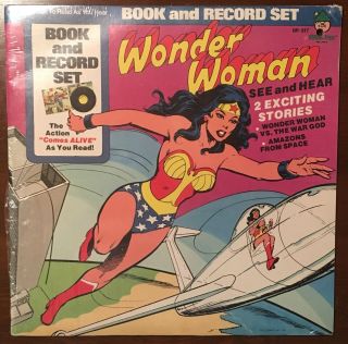 Peter Pan Wonder Woman Book And Record Set Dc Comics