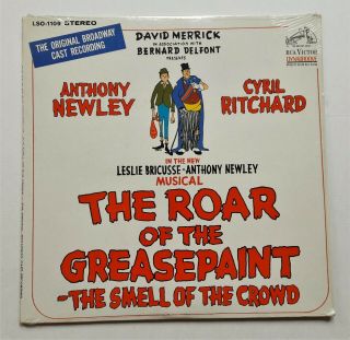 A.  Newley - The Roar Of The Greasepaint.  Lp 1965 Press B.  Lillie Still