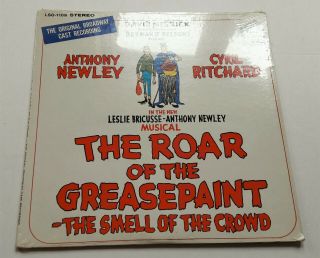 A.  Newley - The Roar Of The Greasepaint.  LP 1965 Press B.  Lillie STILL 2