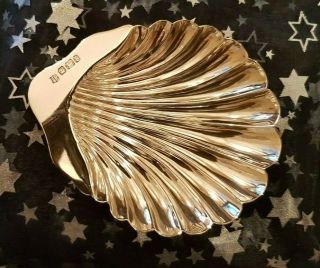 Solid Silver Shell Shaped Pin Dish - Outstanding