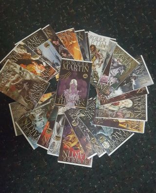 Game Of Thrones Comics Set V1 1 - 24 (3 - Signed By Jason Momoa Incl. )