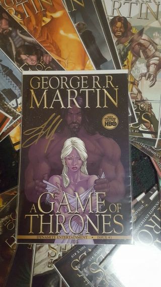 Game Of Thrones Comics Set V1 1 - 24 (3 - signed by Jason Momoa incl. ) 2