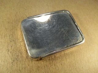 Antique Sterling Silver Pill or Trinket Box,  R Blackinton & Co,  27.  6g 4