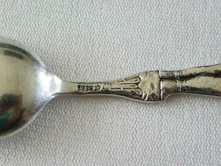 Vintage Norwegian 830s Silver Full Figural Spoon Man Soldier 4 1/4 