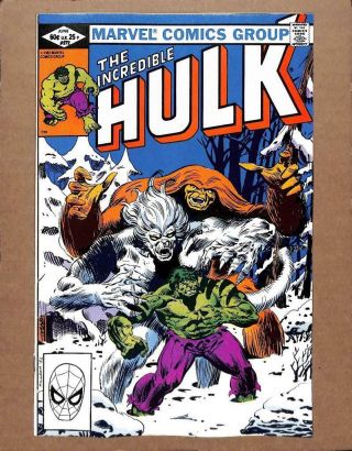 Incredible Hulk 272 - Near 9.  8 Nm - Avengers Thor Captain America Marvel