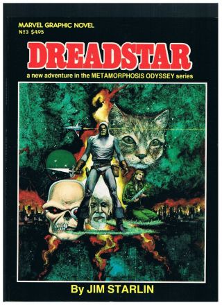 Marvel Graphic Novel 3 1st Dreadstar 1st Print Soft Cover Jim Starlin Vf