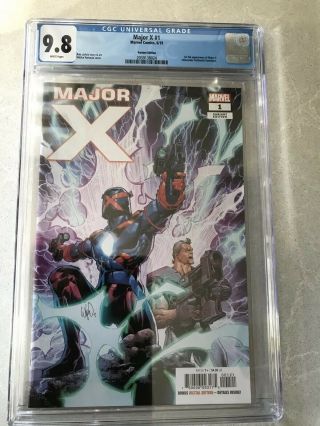 Major X 1 - Cgc 9.  8 - Portacio Variant 1:25 Marvel Comics - 1st Full App Major X