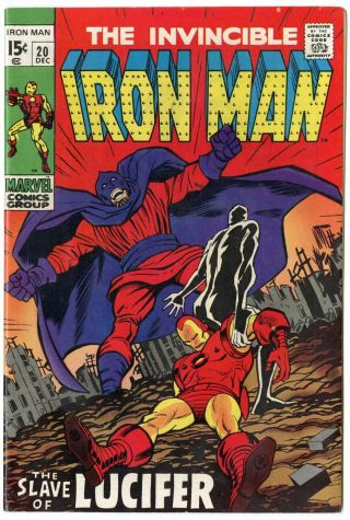 Iron Man 20 Nm - 9.  2 Ow/white Pages Vs.  Lucifer Marvel 1969