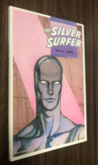 Silver Surfer Parable - - 1988 1st Print Hardcover - - Stan Lee Moebius - - Oop Hc