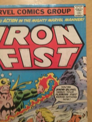 Iron Fist 1 & 14 Set (1977) 1st appearance of Sabretooth Byrne Claremont Key 6