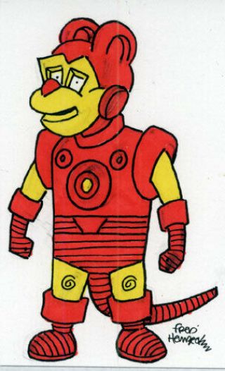 Fred Hembeck Sketch Card: Iron Mouse (marvel) 1/1
