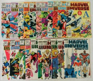 Official Handbook Of The Marvel Universe 1 - 15 Complete - Update 