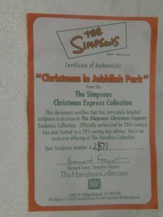 Simpsons Christmas Express,  Christmas In Jebidiah Park,  2871, 7