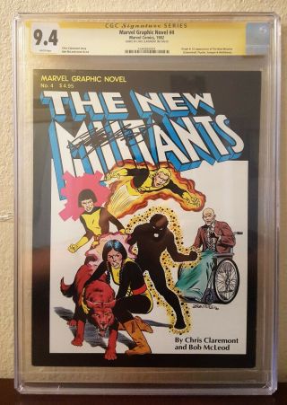 Marvel Graphic Novel 4 Cgc S.  S.  9.  4 First Appearance Of Mutants