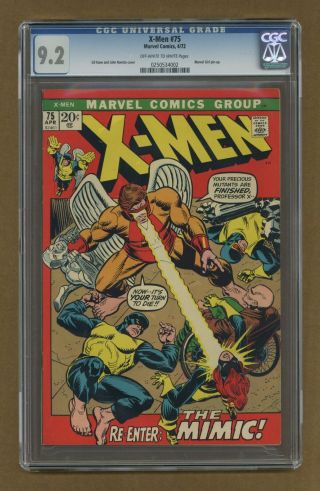 Uncanny X - Men (1st Series) 75 1972 Cgc 9.  2 0250534002