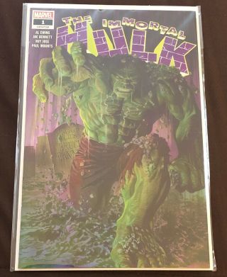 Immortal Hulk 1 1st Print Marvel Comics 2018 -
