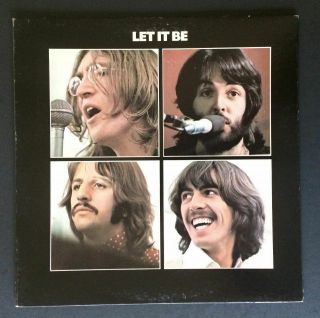 The Beatles.  " Let It Be ".  Apple,  1970,  Gatefold,  Vg,