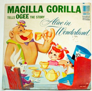 Magilla Gorilla Hanna Barbera Alice Wonderland Lp - - 1960s - Krfx