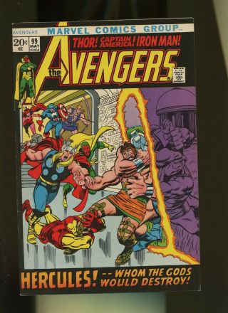 Avengers 99 Fn/vf 7.  0 1 Book Marvel Captain Ant - Man Black Panther 1972